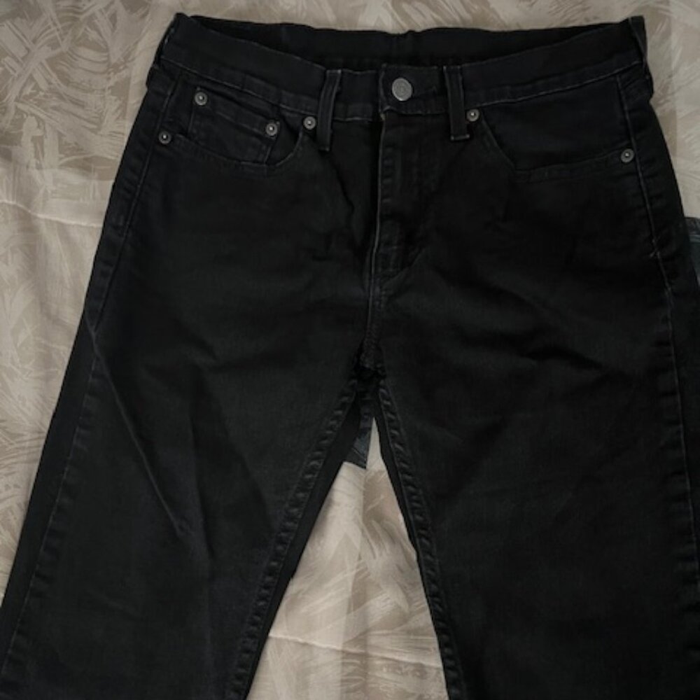 LEVIS 527 BOOT CUT SLIM FIT SIZE 30 X 32 EXCELLENT CONDITION - BLACK